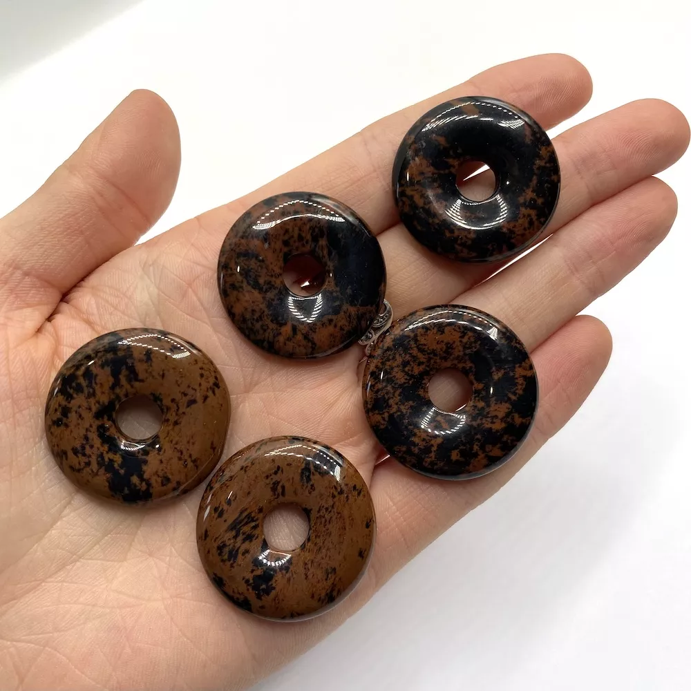 Mahogany Obsidian Donut Approx 30mm