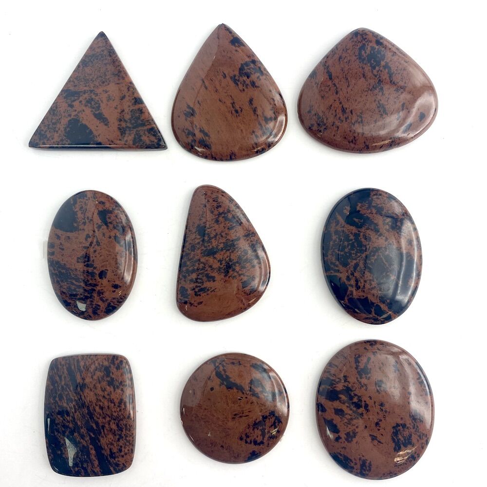 Mahogany Obsidian Mixed Shape Cabochon Approx 35 - 45mm