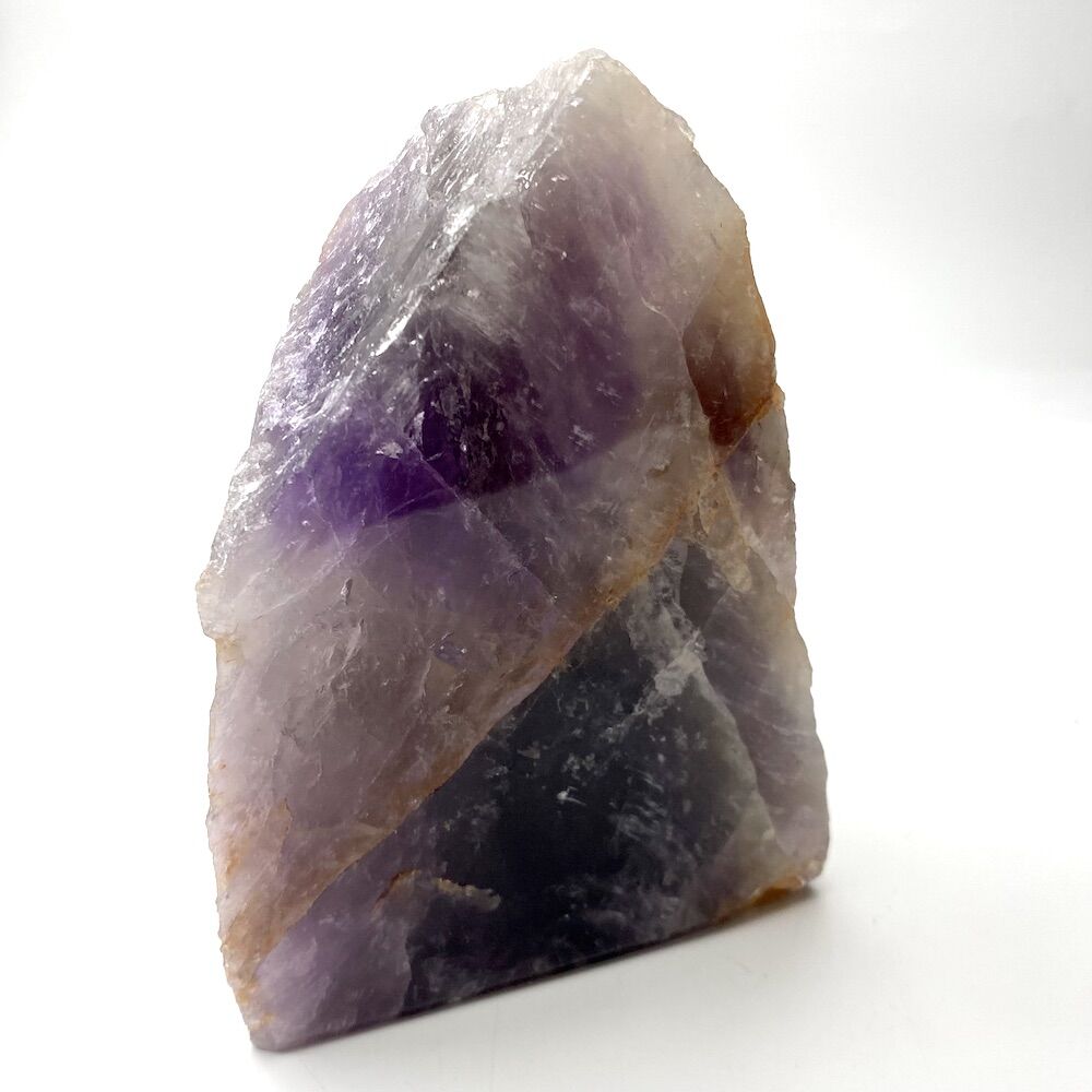 Amethyst Polished Freeform Slice Approx 15 x 11cm