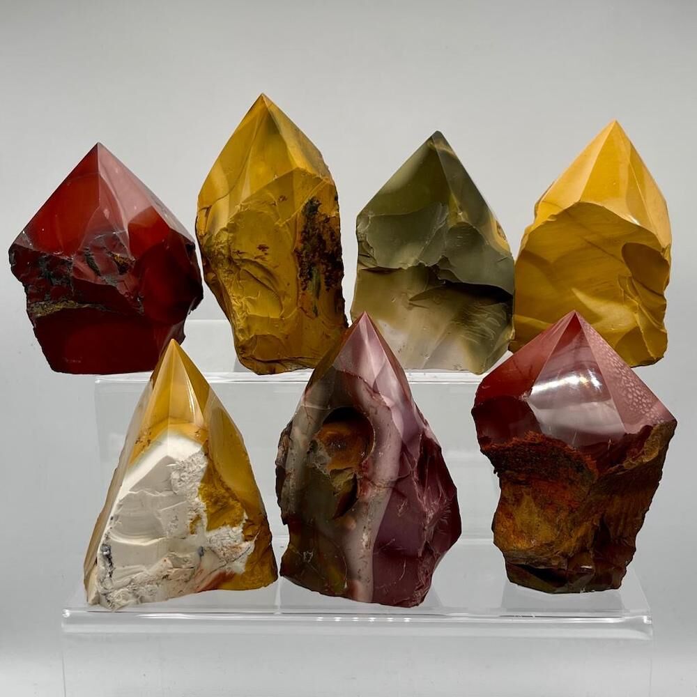 Mookaite Freeform Polished Point 6 - 7cm x 4 - 5cm x 9 - 10cm