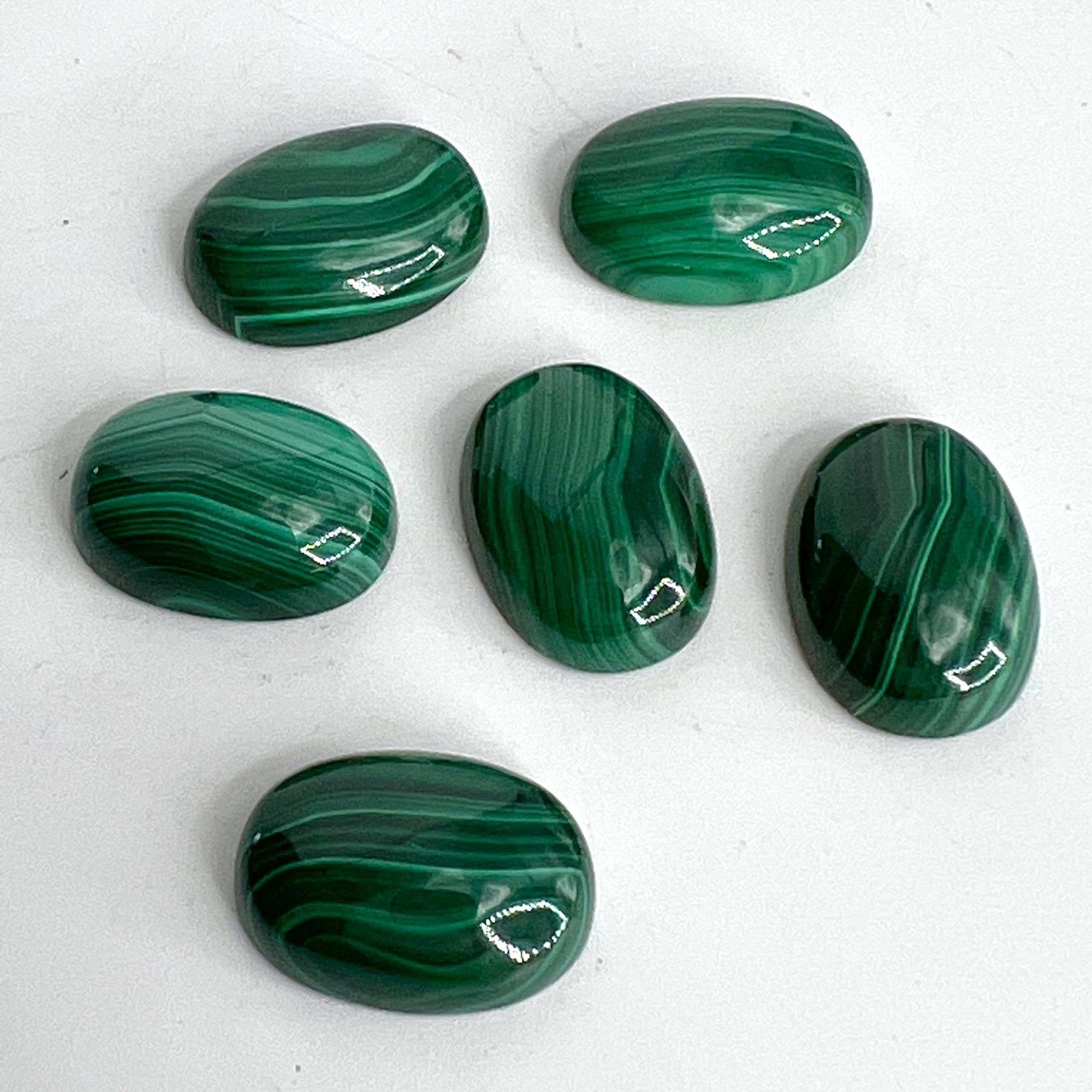 Malachite Oval Cabochon Approx 18 x 13mm