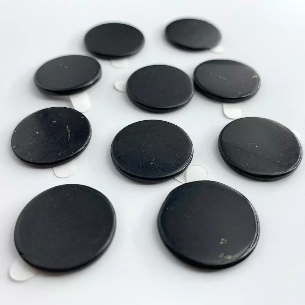 Shungite Round Phone Sticker 2cm