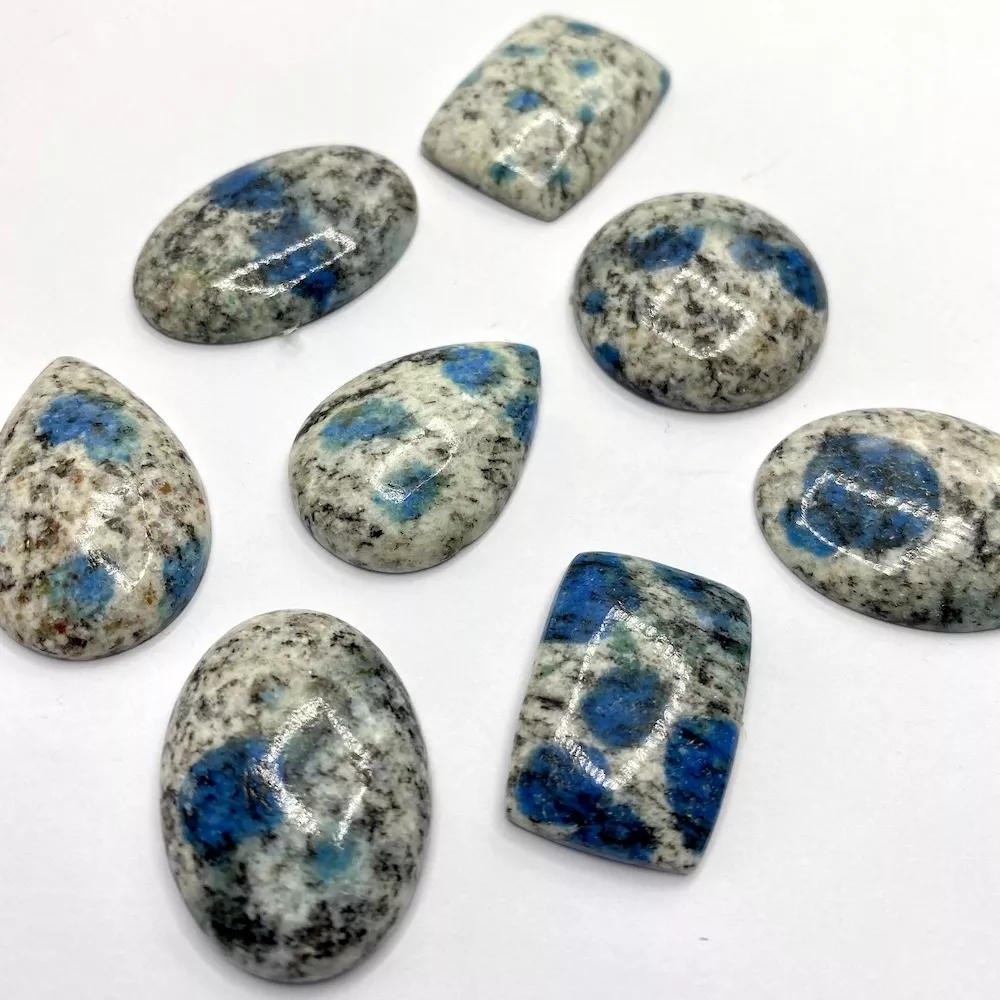 K2 Jasper Mixed Shape Cabochons Approx 30mm 4 Piece Pack